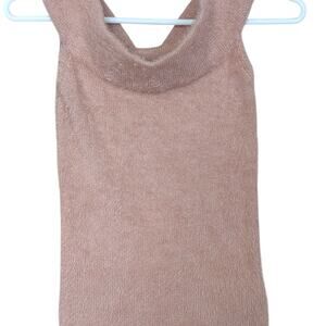 Guess y2K Furry Cropped Top XS